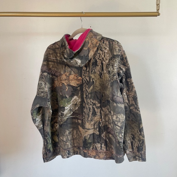 pink real tree mossy oak hoodie - Picture 5 of 5